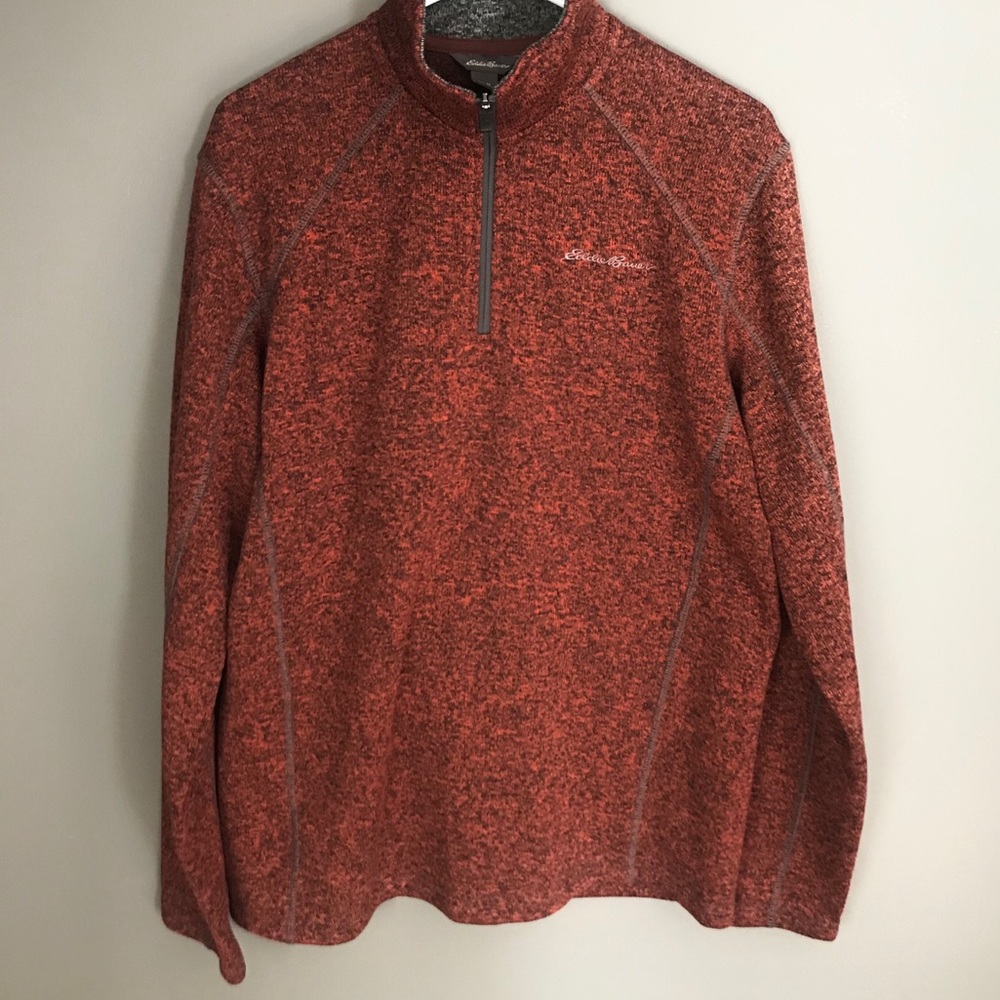 EUC Mens Eddie Bauer half zip fleece Size Medium